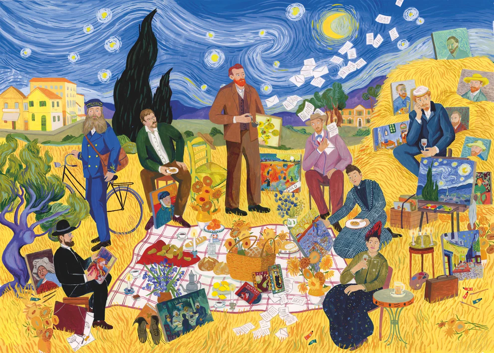 Thames & Hudson - Dinner with Van Gogh 1000 Piece Puzzle - Image 2