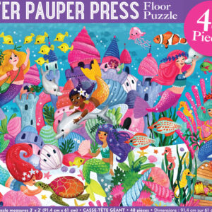 Peter Pauper Press - Floor Puzzle - Mermaid Adventure 48 Piece