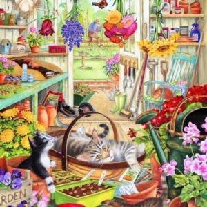 Holdson - Out the Back Door - Garden Shed Play 500XL Piece Puzzle