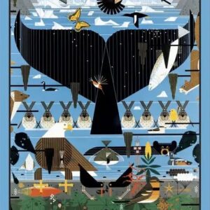 Pomegranate - Charley Harper - Glacier Bay, Alaska1000 Piece Puzzle