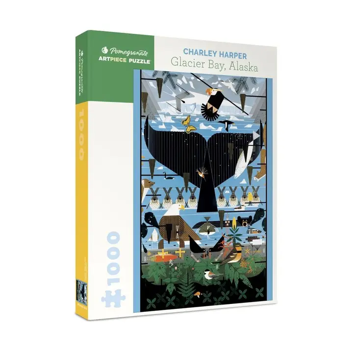 Pomegranate - Charley Harper - Glacier Bay, Alaska1000 Piece Puzzle - Image 2