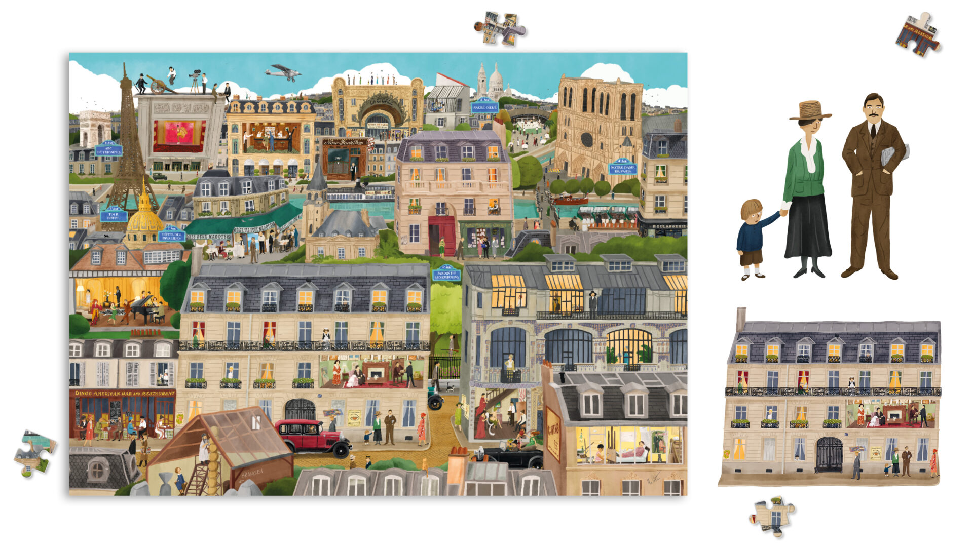 Thames & Hudson - Hemingways Paris 1000 Piece Puzzle - Image 2