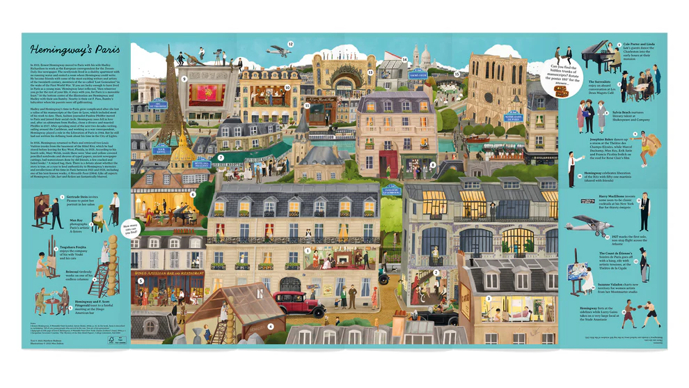 Thames & Hudson - Hemingways Paris 1000 Piece Puzzle - Image 4