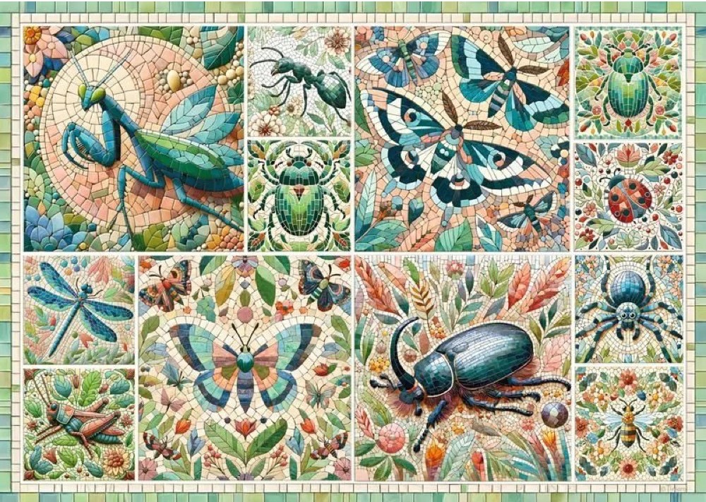 Cherry Pazzi - Mosaic of the Miniature 1000 Piece Puzzle