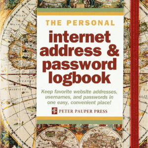 Peter Pauper Press - Old World Internet Address & Password Logbook