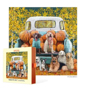 WerkShoppe - Pumpkin Pals 1000 Piece Puzzle - Slip Box