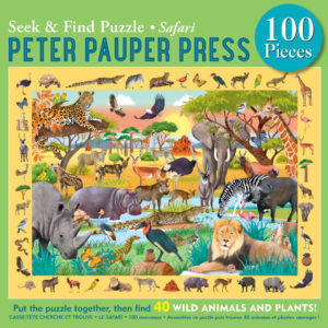 Peter Pauper Press - Seek & Find Puzzle - Safari 100 Piece