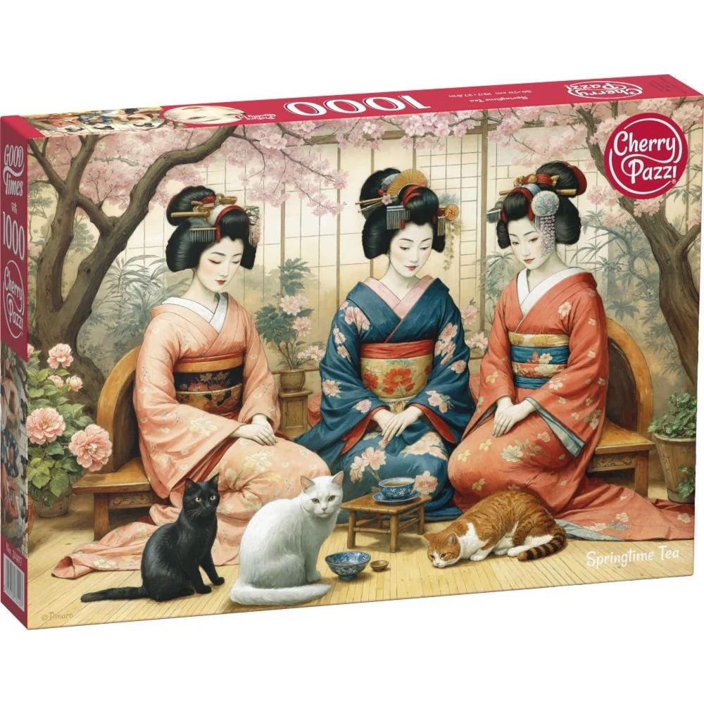 Cherry Pazzi - Springtime Tea 1000 Piece Puzzle - Image 2