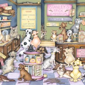 Ravensburger - Dapper Dogs No 2 - Stanley's Stick Emporium 1000 Piece Puzzle