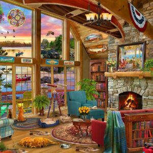 Holdson - Room with a View - Sunset Lodge - 1000 Piece Puzzle