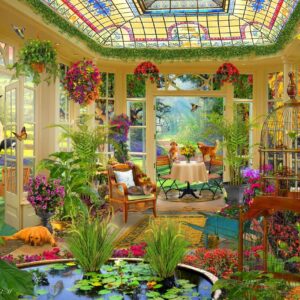 Holdson - Room with a View - Conservatory - 1000 Piece Puzzle