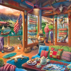 Holdson - Room with a View - The Lake House - 1000 Piece Puzzle