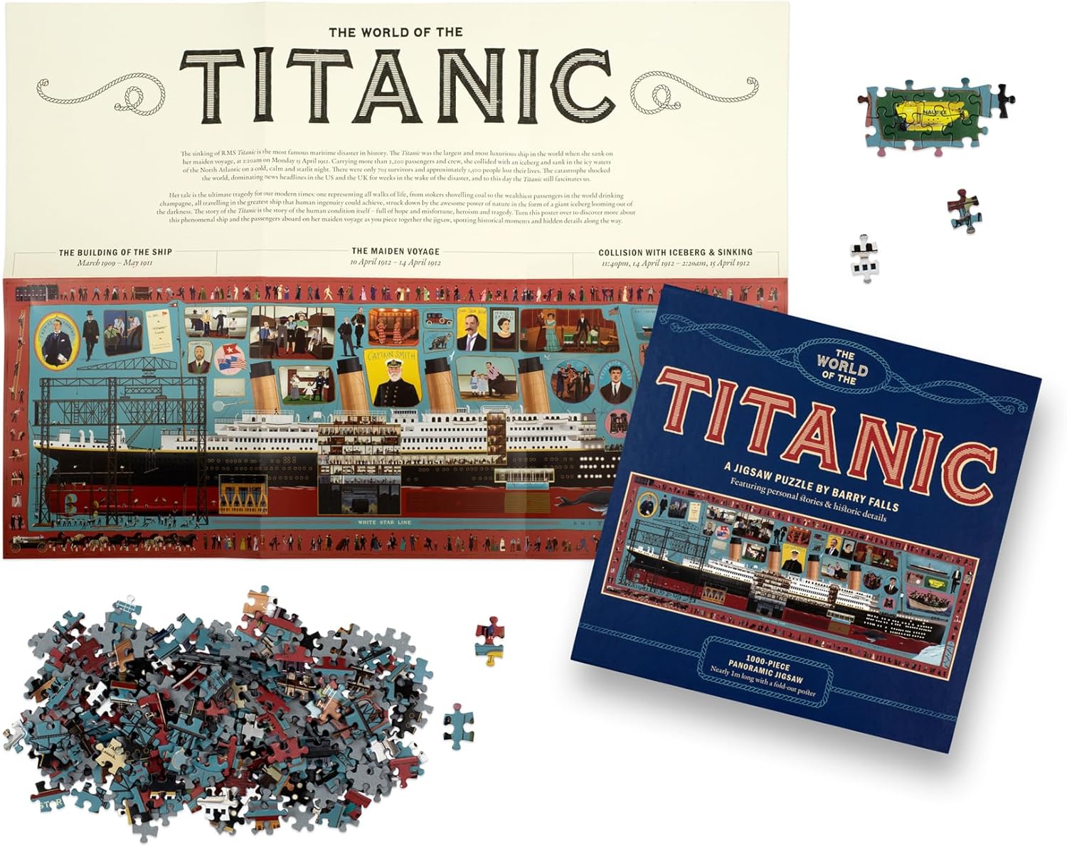 Laurence King Publishing - The World of the Titanic 1000 Piece Puzzle ***DAMAGED BOX*** - Image 2