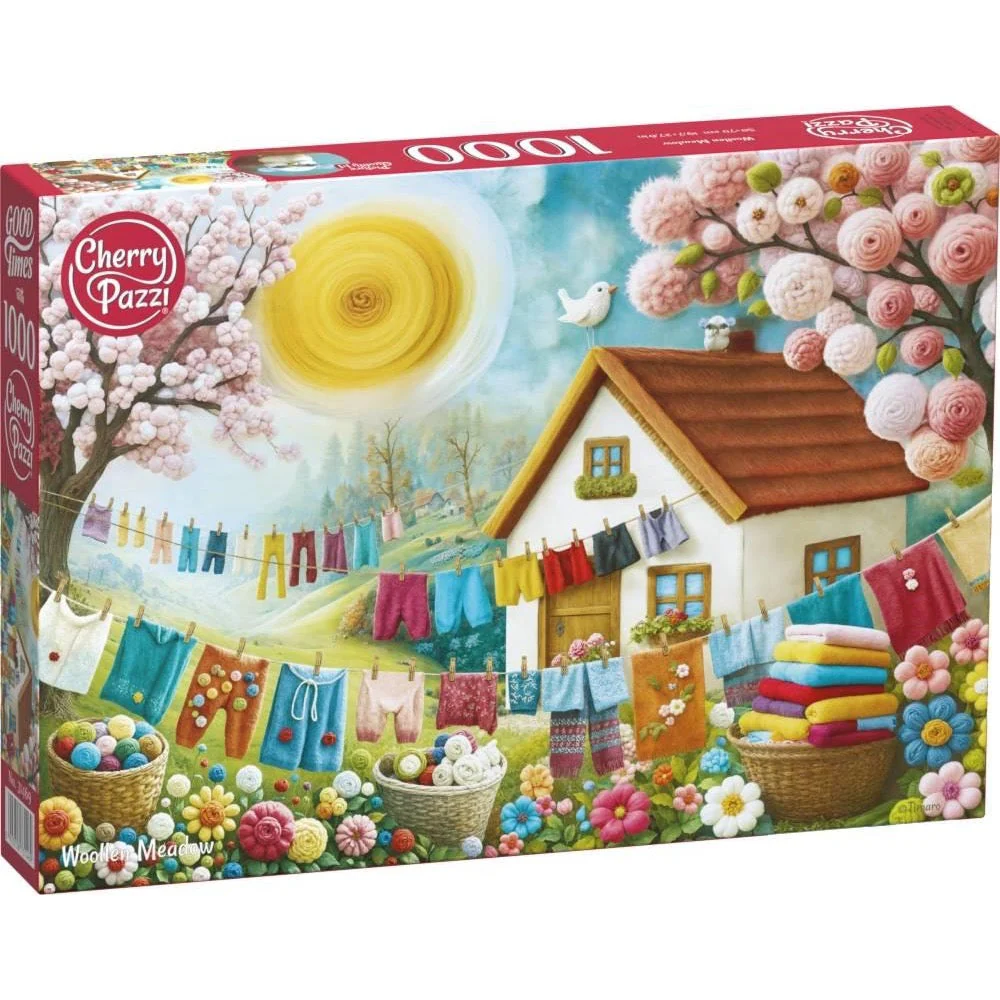 Cherry Pazzi - Woollen Meadow 1000 Piece Puzzle - Image 2