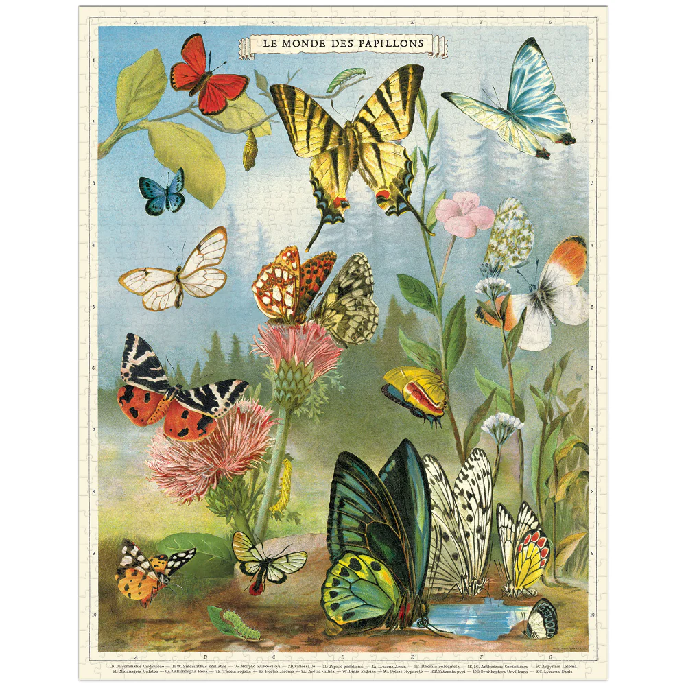 Cavallini & Co - World of Butterflies 1000 Piece Puzzle - Image 2