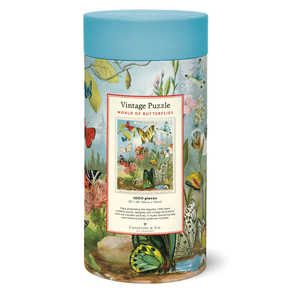 Cavallini & Co - World of Butterflies 1000 Piece Puzzle - Image 3
