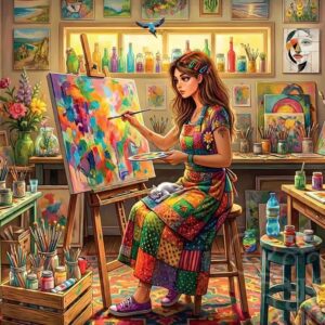 Magnolia - An Artist's Paradise 1000 Piece Puzzle