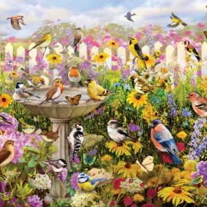 Cobble Hill - Backyard Bird Bath 1000 Piece Puzzle