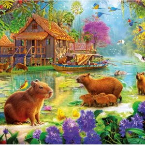 Educa - Capybara Village 500 Piece Puzzle