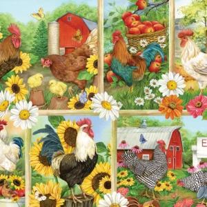 Cobble Hill - Cockadoodledoo 500 Larger Piece Puzzle