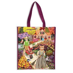 Galison - Cottage Cats Reusable Shopping Bag