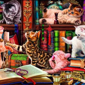 Clementoni - Curious Whiskers 1000 Piece Puzzle