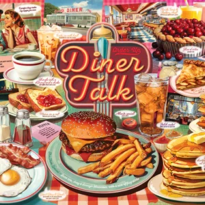 Cobble Hill - Diner Talk 500 Larger Piece Puzzle