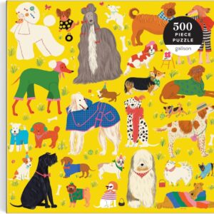 Galison - Fashionable Dogs 500 Piece Puzzle