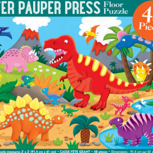 Peter Pauper Press - Floor Puzzle - Dinosaurs 48 Piece