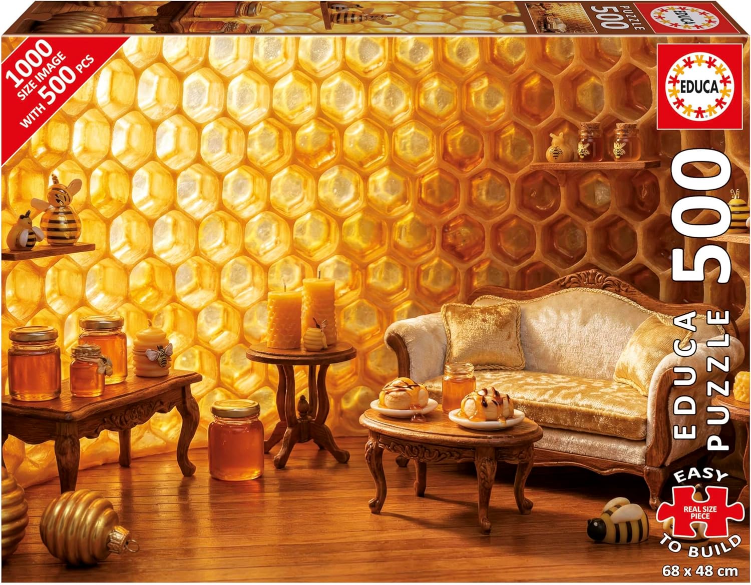 Educa - Honey Sweet Home 500 XL Piece Puzzle - Image 2