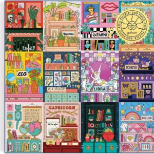 Galison - House of Astrology Gold FOIL 500 Piece Puzzle