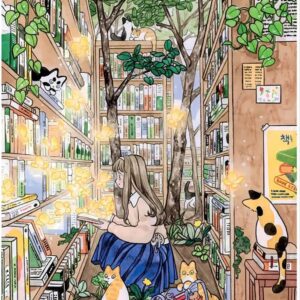 Magnolia - In the Forest of Books 1000 Piece Puzzle