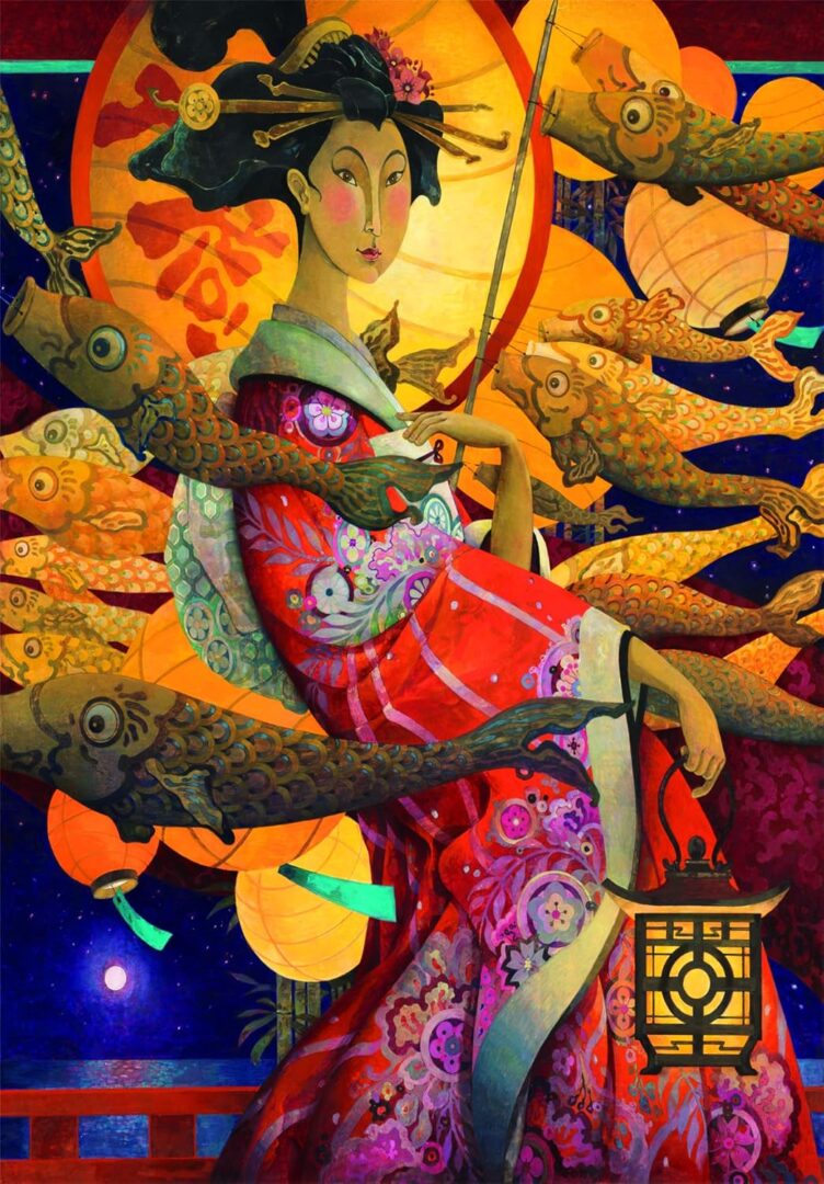 Clementoni - Koinobori Dance 1500 Piece Puzzle