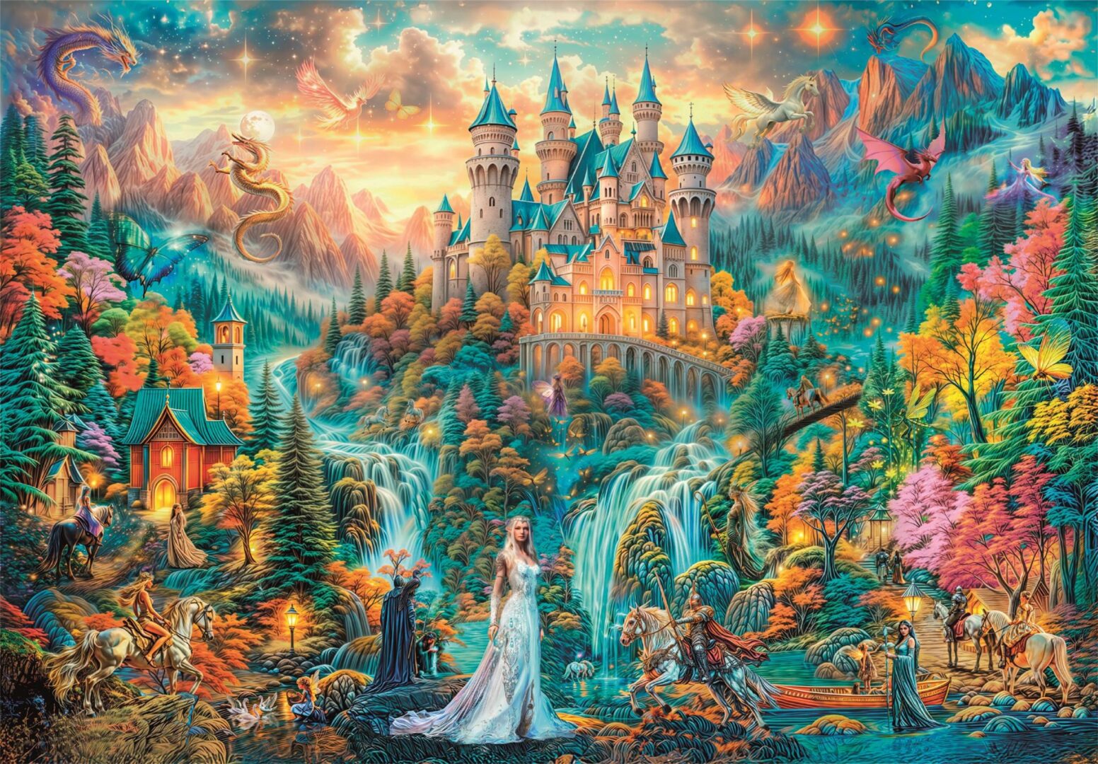 Clementoni - Legends of the Hidden Realm 2000 Piece Puzzle