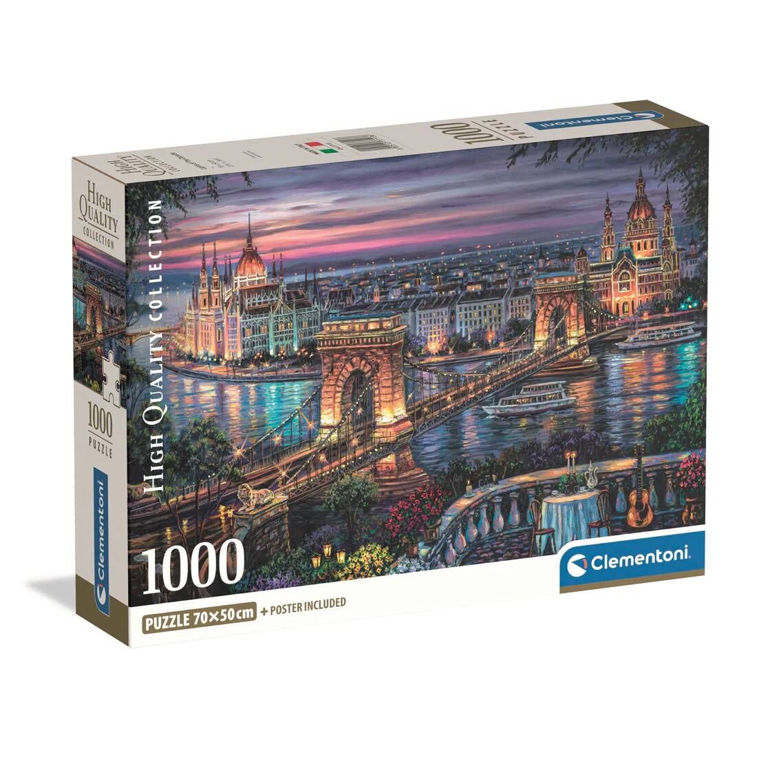 Clementoni - Lights of the Danube 1000 Piece Puzzle - Image 2