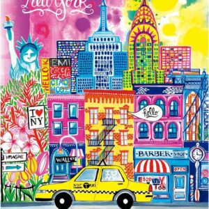 Educa - New York by Car Pintos 1000 Piece Puzzle