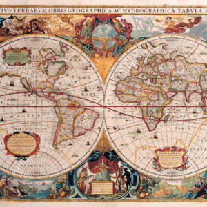 Peter Pauper Press - Old World Map 1000 Piece Puzzle