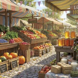 Educa - Sunny Farms Market 500 XL Piece Puzzle
