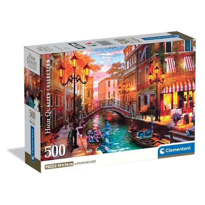 Clementoni - Sunset over Venice 500 Piece Puzzle - Image 2
