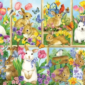 Cobble Hill - Tulip Time 500 Larger Piece Puzzle
