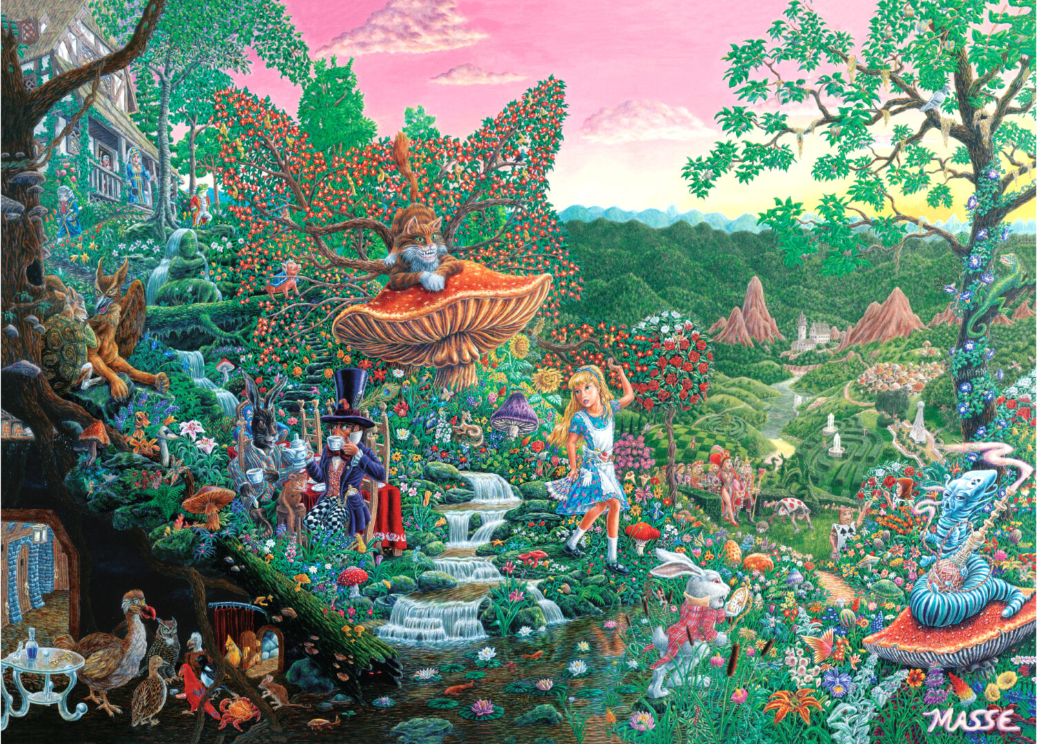 Peter Pauper Press - Wonderland 1000 Piece Puzzle