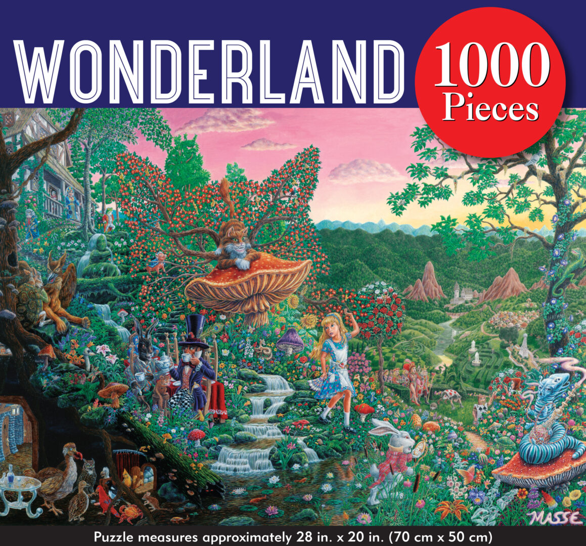 Peter Pauper Press - Wonderland 1000 Piece Puzzle - Image 2