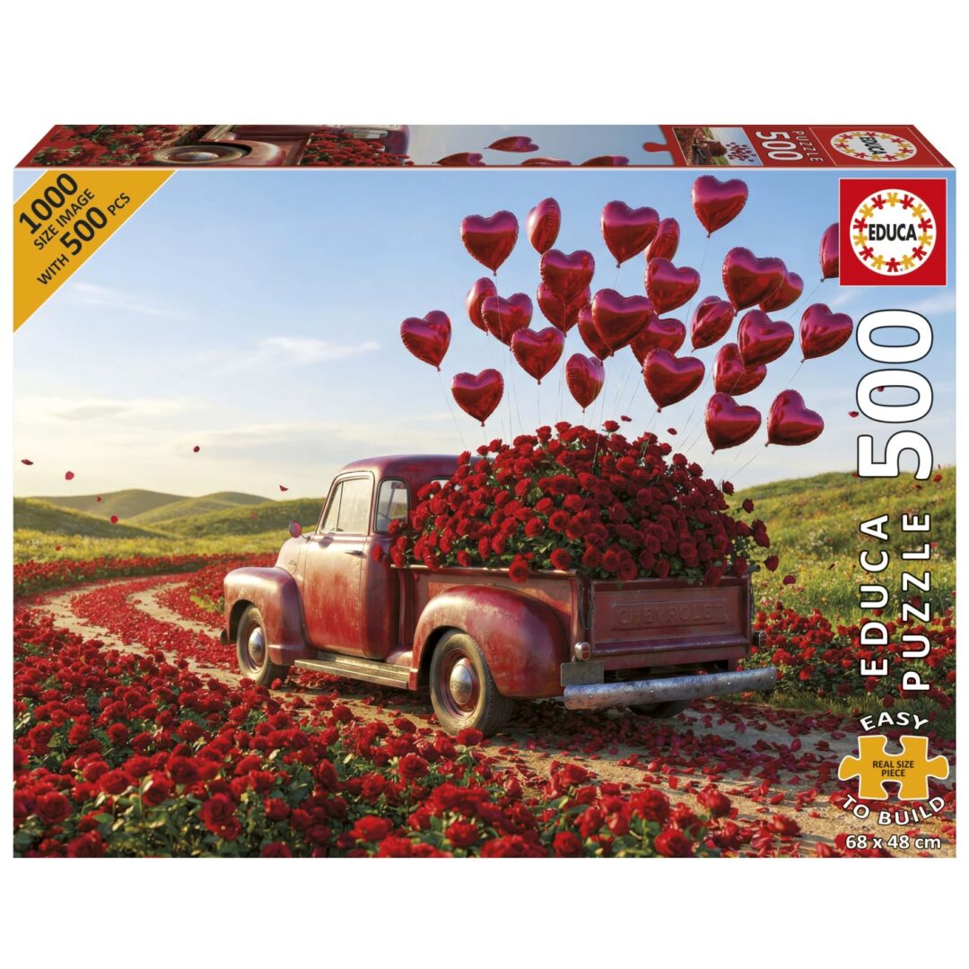 Educa - Valentines Pickup 500 XL Piece Puzzle - Image 2