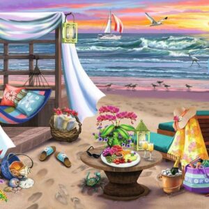 Ravensburger - Cabana Retreat 500 Large Piece Format Puzzle