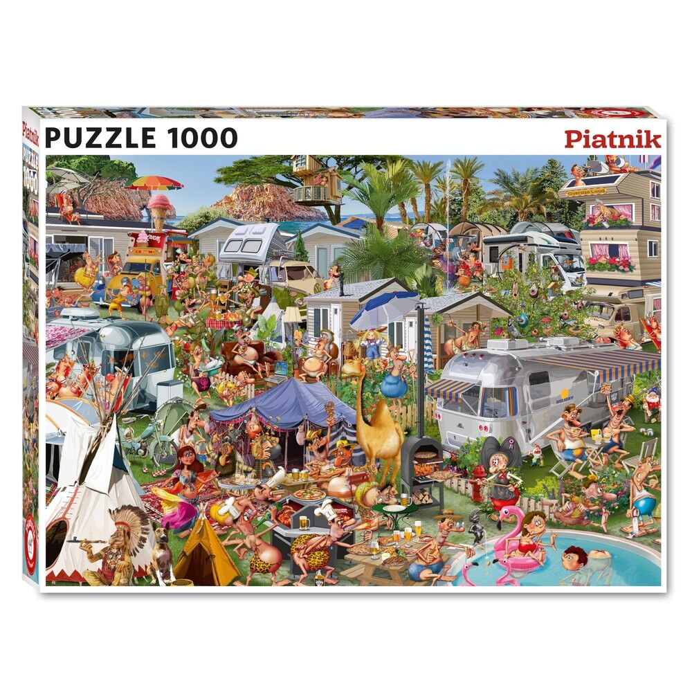 Piatnik - Ruyer, Camping Chaos 1000 Piece Puzzle - Image 2