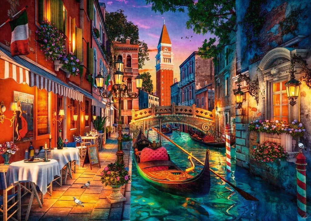 Ravensburger - Canal Cruise in Venice 1000 Piece Puzzle