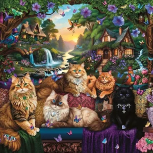 Ravensburger - Cat Tail Cottage 2000 Piece Puzzle
