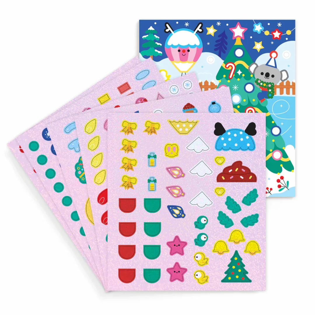 Mudpuppy - Christmas Cheer Sticker Sparkle Poster Activity Kit - Image 5