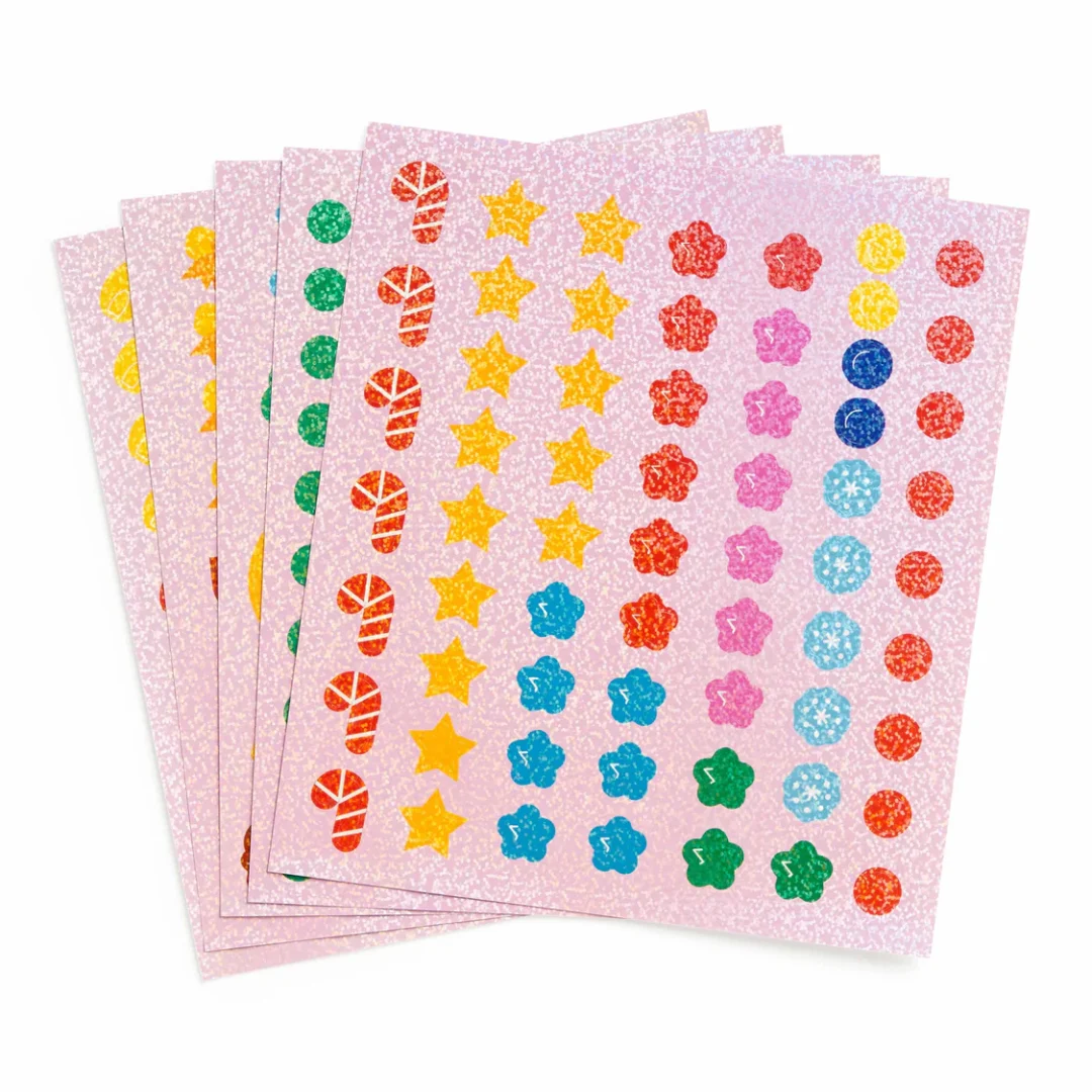 Mudpuppy - Christmas Cheer Sticker Sparkle Poster Activity Kit - Image 4