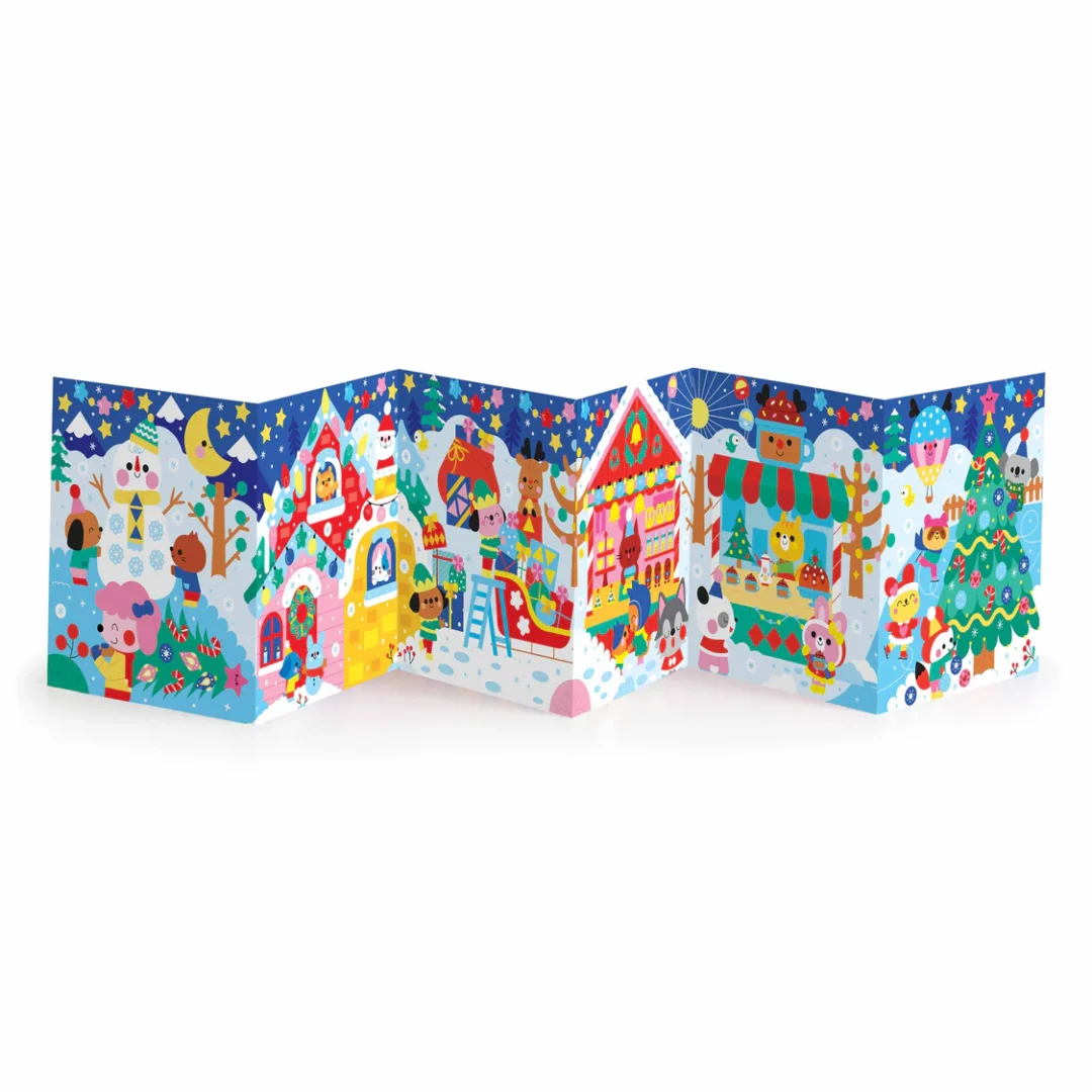 Mudpuppy - Christmas Cheer Sticker Sparkle Poster Activity Kit - Image 3